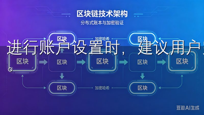 进行账户设置时，建议用户完善个人信息，以便后续使用更便捷。