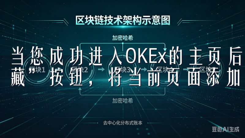 当您成功进入OKEx的主页后，点击浏览器的“书签”或“收藏”按钮，将当前页面添加到书签中。