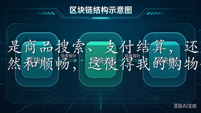 是商品搜索、支付结算，还是社交互动，整个过程都显得那么自然和顺畅，这使得我的购物体验大大提升。