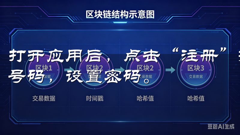 打开应用后，点击“注册”按钮，输入您的电子邮件地址或手机号码，设置密码。