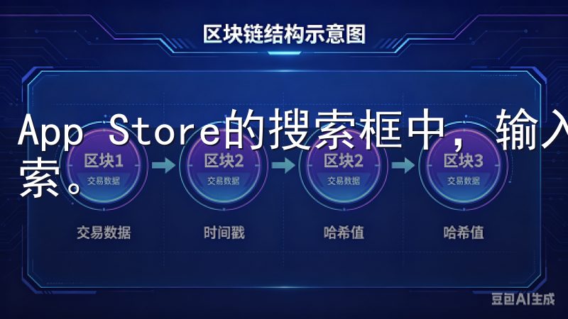 App Store的搜索框中，输入“OK交易所”并点击搜索。