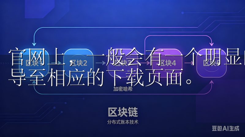 官网上，一般会有一个明显的“下载”按钮，点击后，你会被引导至相应的下载页面。