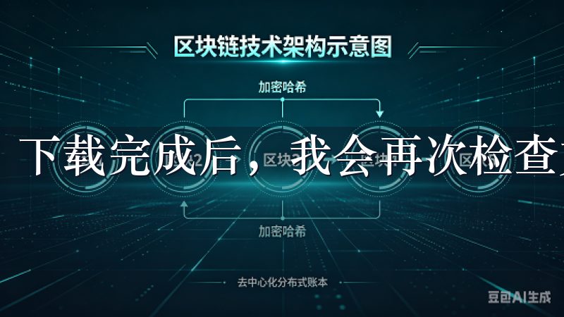 下载完成后，我会再次检查文件的完整性，确保它没有被篡改。