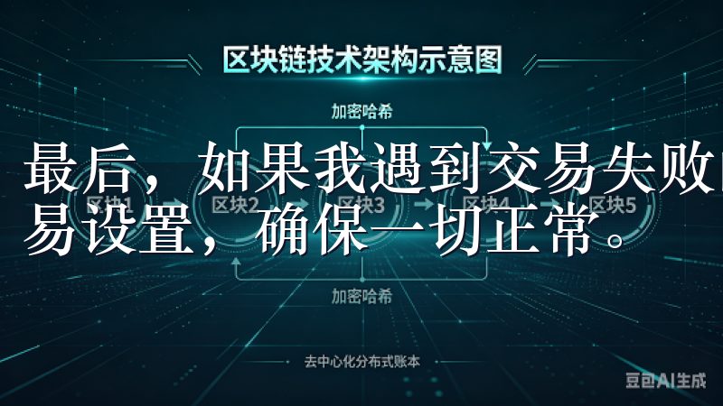 最后，如果我遇到交易失败的问题，我会检查我的账户余额和交易设置，确保一切正常。