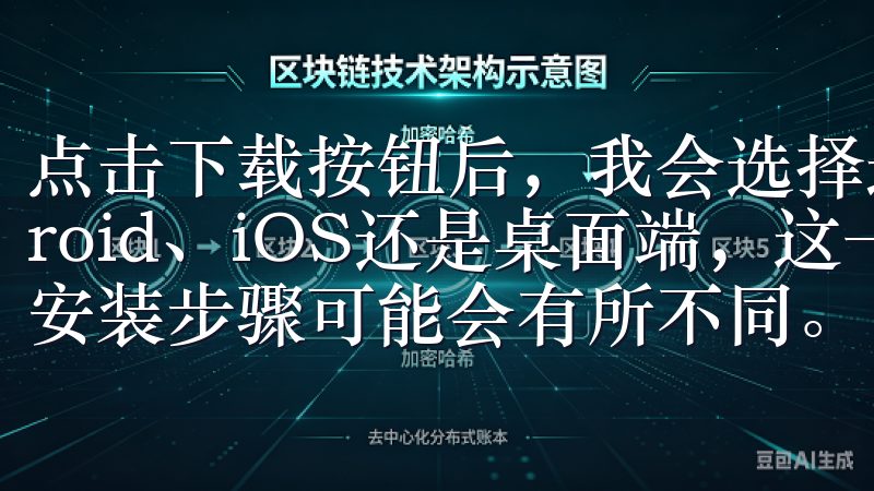 点击下载按钮后，我会选择适合自己设备的版本，是否是Android、iOS还是桌面端，这一点很重要，因为不同设备的安装步骤可能会有所不同。