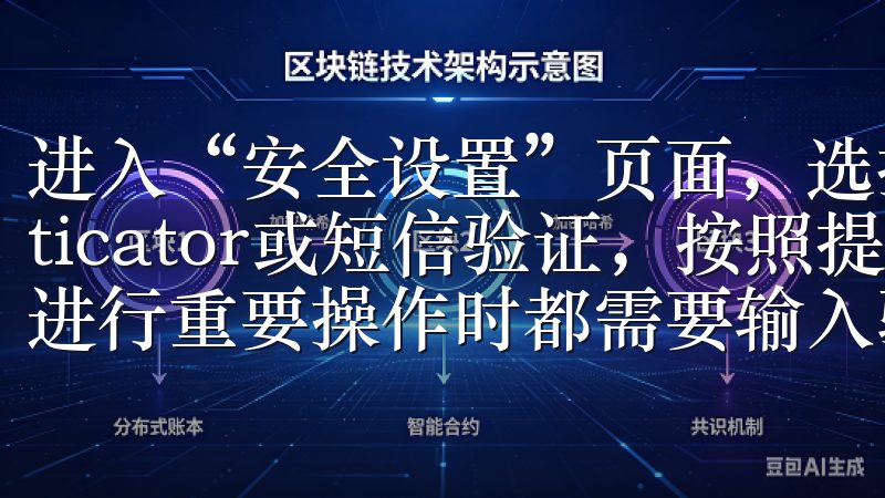 进入“安全设置”页面，选择启用Google Authenticator或短信验证，按照提示完成设置后，每次登录或进行重要操作时都需要输入验证码。