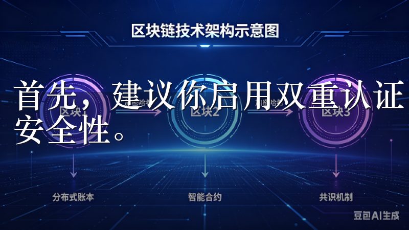 首先，建议你启用双重认证（2FA），这可以大大提高账户的安全性。
