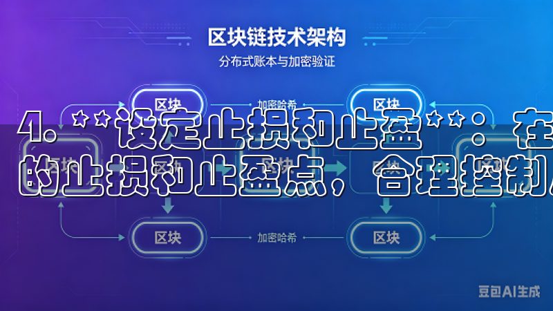 4. **设定止损和止盈**：在每次交易前，都要设定明确的止损和止盈点，合理控制风险。