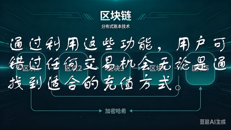 通过利用这些功能，用户可以轻松实现快速交易，再也不用担心错过任何交易机会无论是通过支付宝、微信还是银行卡，您都能找到适合的充值方式。