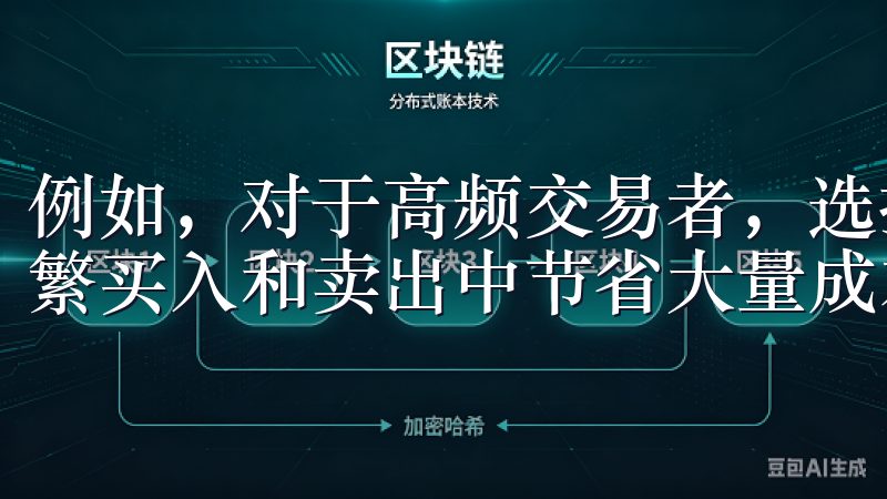 例如，对于高频交易者，选择手续费较低的交易平台，可以在频繁买入和卖出中节省大量成本。