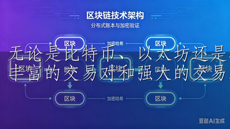 无论是比特币、以太坊还是其他主流加密货币，客户端都提供了丰富的交易对和强大的交易工具。