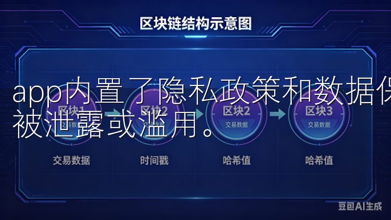 app内置了隐私政策和数据保护条款，确保我的个人信息不会被泄露或滥用。