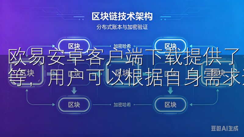 欧易安卓客户端下载提供了多种交易类型，包括限价单、市价单等，用户可以根据自身需求选择。
