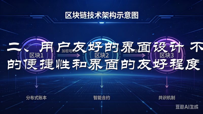 二、用户友好的界面设计 不少用户交易平台上最看重的是操作的便捷性和界面的友好程度。