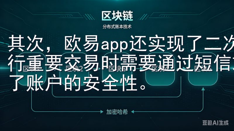 其次，欧易app还实现了二次身份验证（2FA），用户在进行重要交易时需要通过短信或邮件验证码确认身份，这大大增强了账户的安全性。