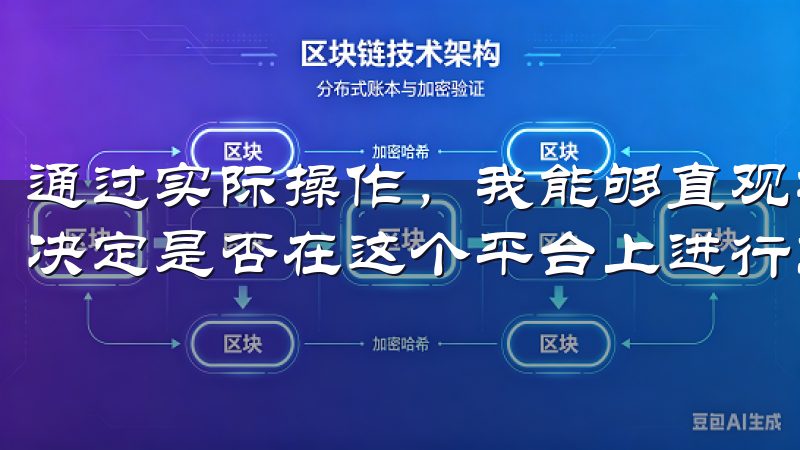 通过实际操作，我能够直观地感受到平台的用户友好程度，从而决定是否在这个平台上进行交易。