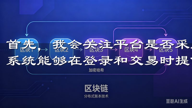 首先，我会关注平台是否采用了双重认证（2FA）系统，这种系统能够在登录和交易时提供额外的安全保护。