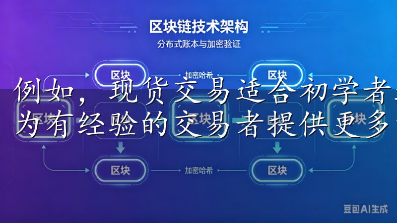 例如，现货交易适合初学者进行低风险投资，而期货合约则能够为有经验的交易者提供更多的投资机会和更高的收益潜力。