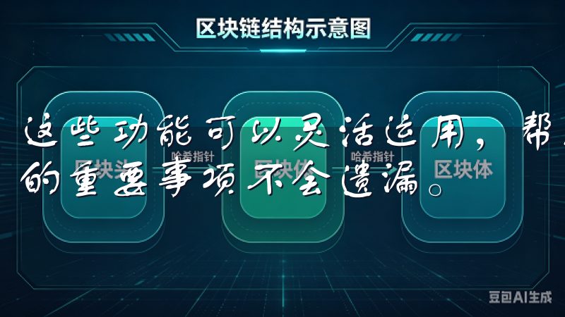 这些功能可以灵活运用，帮助我更好地规划工作时间，确保每天的重要事项不会遗漏。