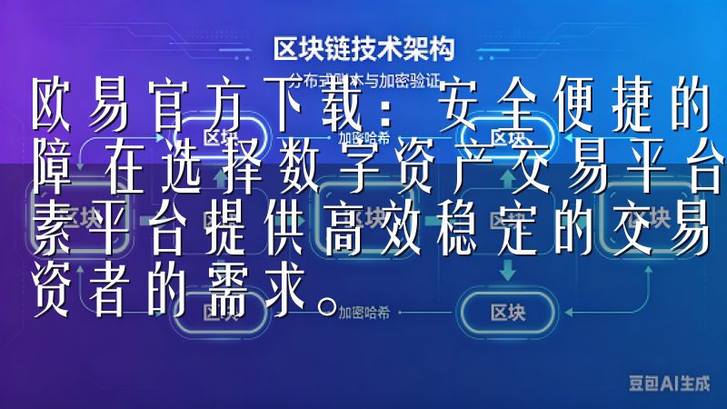 欧易官方下载：安全便捷的数字资产交易平台 - 我的安全保障 在选择数字资产交易平台时，安全性始终是我的首要考虑因素平台提供高效稳定的交易环境，支持多种交易对，满足不同投资者的需求。