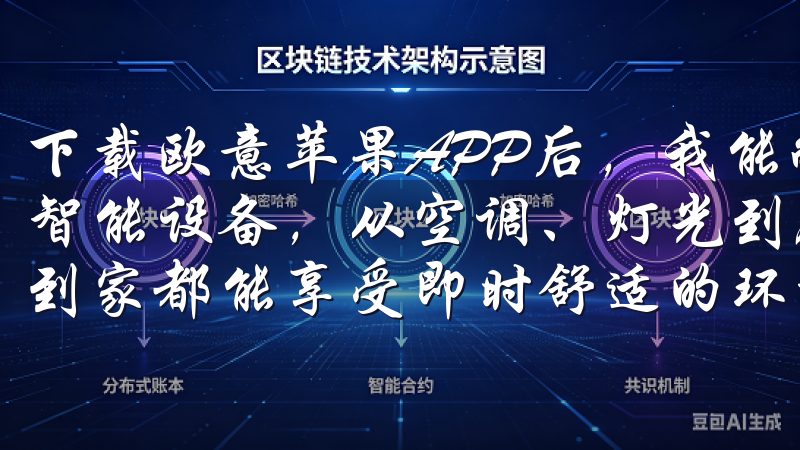 下载欧意苹果APP后，我能够轻松地通过手机控制家中的各种智能设备，从空调、灯光到厨房电器，无需再手动操作，每天回到家都能享受即时舒适的环境。