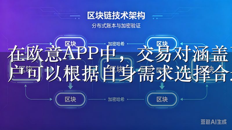 在欧意APP中，交易对涵盖了多种数字货币、外汇和商品，用户可以根据自身需求选择合适的交易对进行交易。