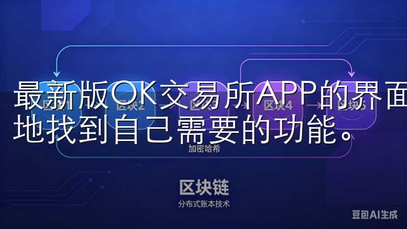 最新版OK交易所APP的界面设计简洁明了，用户可以很容易地找到自己需要的功能。