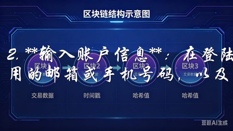 2. **输入账户信息**：在登陆页面，输入你在注册时使用的邮箱或手机号码，以及密码。