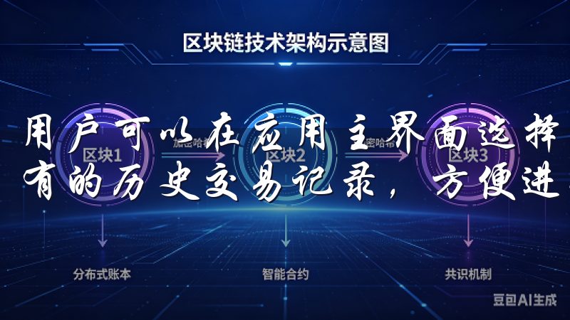 用户可以在应用主界面选择“交易记录”选项，快速查看自己所有的历史交易记录，方便进行管理。