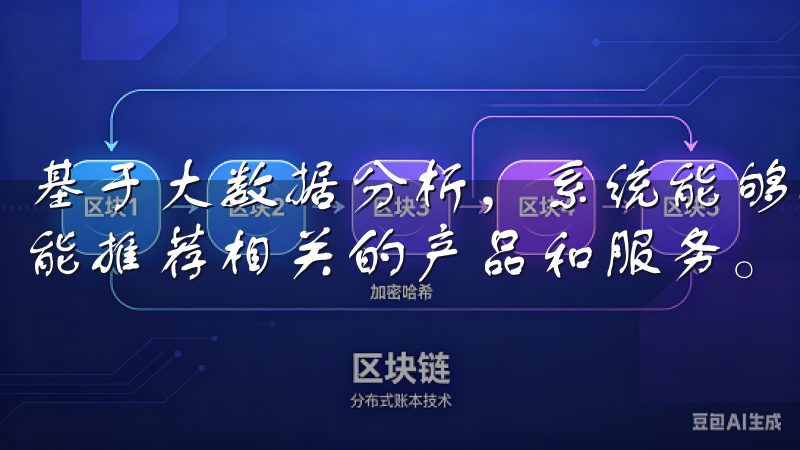 基于大数据分析，系统能够根据用户的历史使用记录和偏好，智能推荐相关的产品和服务。
