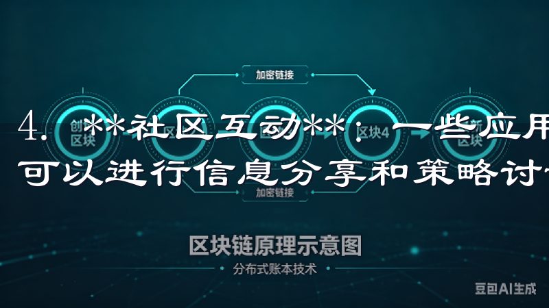 4. **社区互动**:一些应用还提供社区交流平台,用户可以进行信息分享和策略讨论。