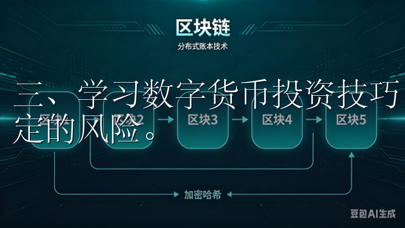 三、学习数字货币投资技巧 数字货币市场前景广阔，但也伴一定的风险。