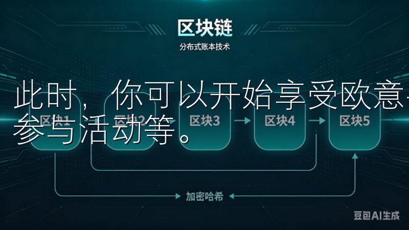 此时，你可以开始享受欧意平台提供的各项服务，如购买产品、参与活动等。