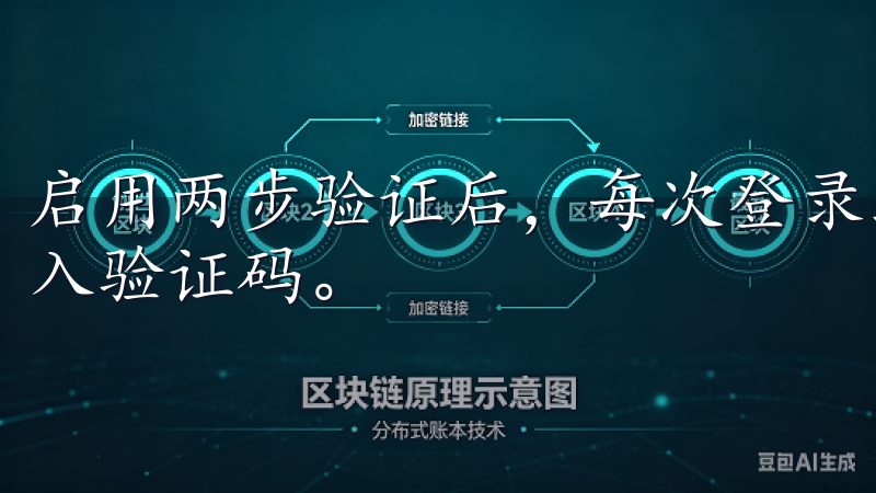 启用两步验证后，每次登录或进行重要操作时，系统都会要求输入验证码。