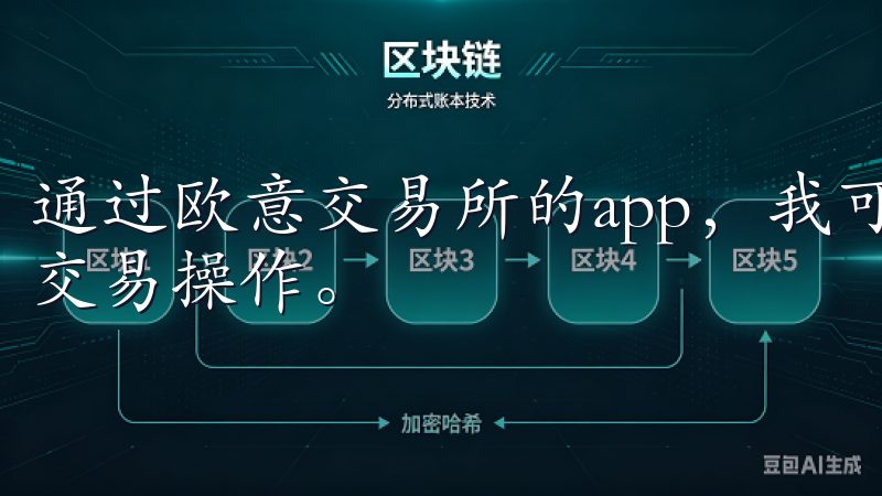 通过欧意交易所的app，我可以随时随地查看市场行情，进行交易操作。