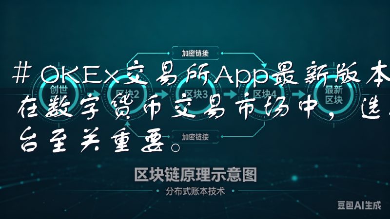 # OKEx交易所App最新版本：全面提升您的交易体验 在数字货币交易市场中，选择一个功能强大且用户友好的交易平台至关重要。