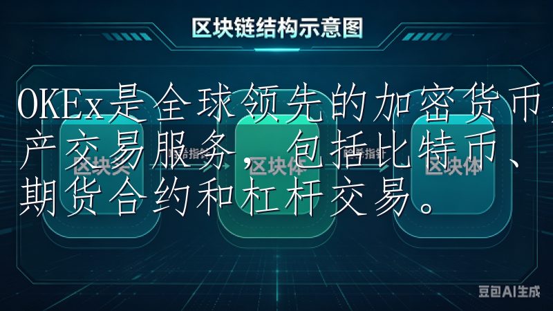 OKEx是全球领先的加密货币交易平台，提供多元化的数字资产交易服务，包括比特币、以太坊等主流加密货币的现货交易、期货合约和杠杆交易。
