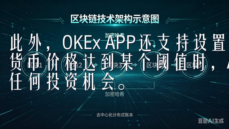 此外，OKEx APP还支持设置价格提醒，当我关注的加密货币价格达到某个阈值时，APP会及时通知我，让我不会错过任何投资机会。