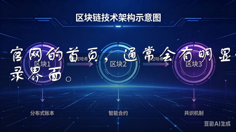 官网的首页，通常会有明显的“登录”按钮，点击后即可进入登录界面。