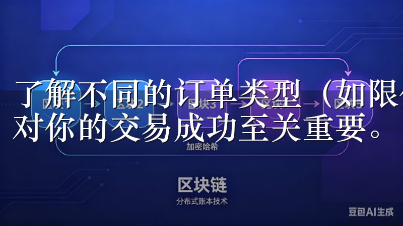 了解不同的订单类型（如限价单和市价单）以及交易对的选择，对你的交易成功至关重要。