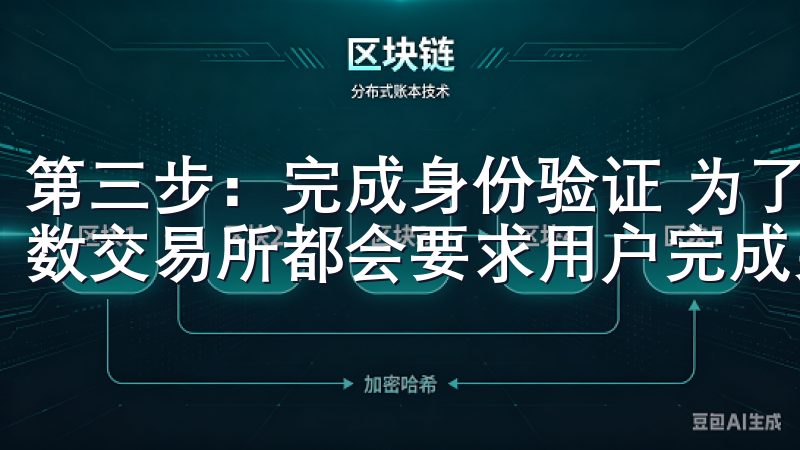 第三步：完成身份验证 为了确保平台的安全性和合规性，大多数交易所都会要求用户完成身份验证（KYC）过程。