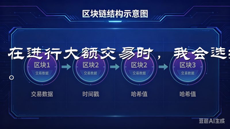 在进行大额交易时，我会选择使用冷钱包，以进一步提高安全性。