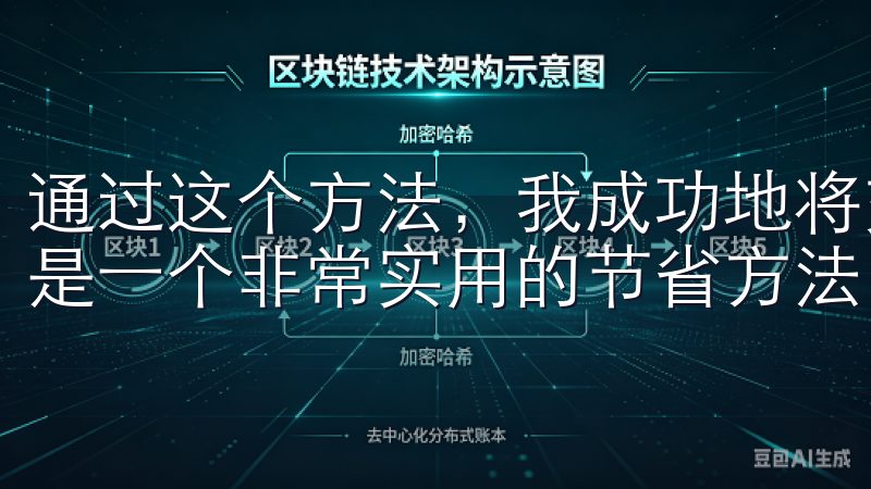 通过这个方法,我成功地将交易手续费降低了不少,这对我来说是一个非常实用的节省方法。