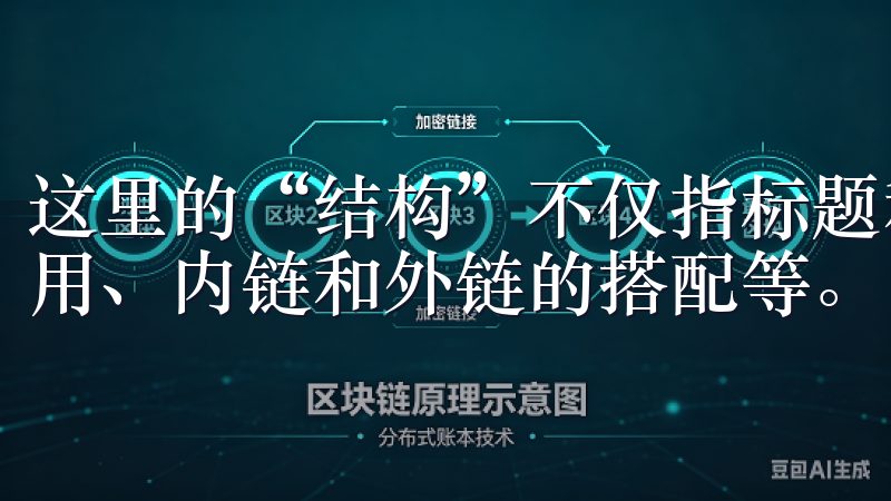 这里的“结构”不仅指标题和段落的清晰排列，还包括图片的使用、内链和外链的搭配等。