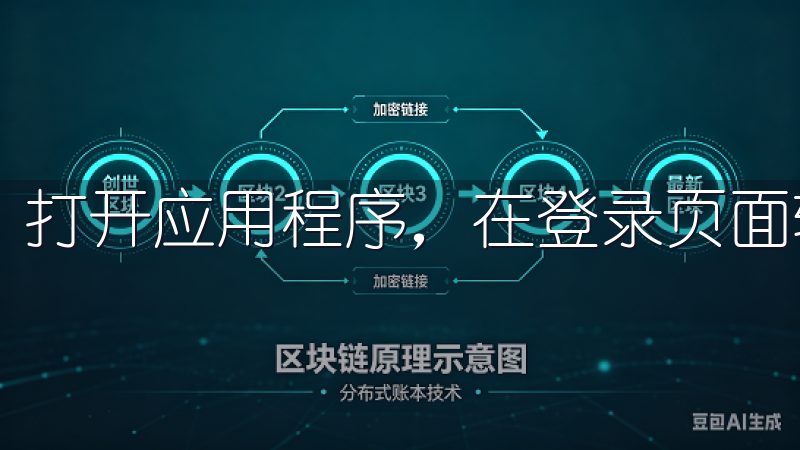 打开应用程序，在登录页面输入你的账号和密码。