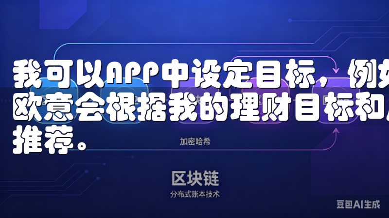 我可以APP中设定目标，例如购房、子女教育或是退休养老，欧意会根据我的理财目标和风险承受能力，推出相应的理财产品推荐。