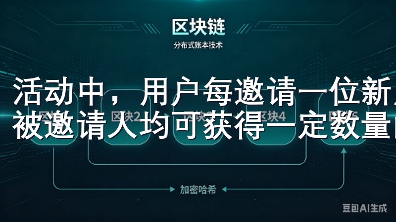 活动中，用户每邀请一位新用户注册并完成首笔交易，邀请人和被邀请人均可获得一定数量的代币奖励。