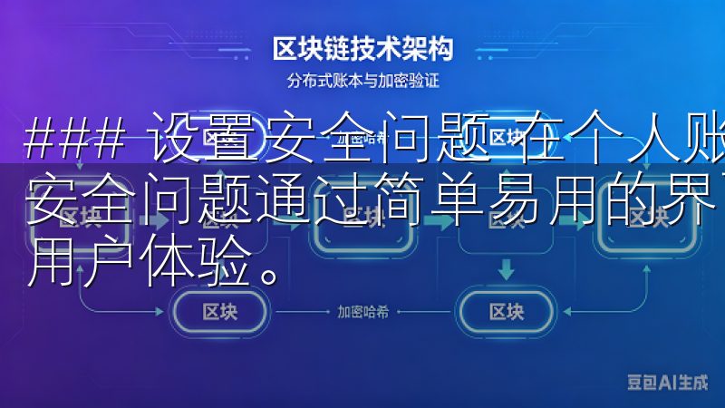 ### 设置安全问题 在个人账户的安全设置中，您可以添加安全问题通过简单易用的界面，您可以轻松进行交易，享受最佳用户体验。