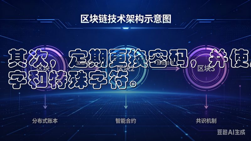 其次，定期更换密码，并使用强密码组合，包括大小写字母、数字和特殊字符。