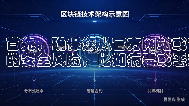首先，确保您从官方网站或官方应用商店下载软件，以避免潜在的安全风险，比如病毒或恶意软件。